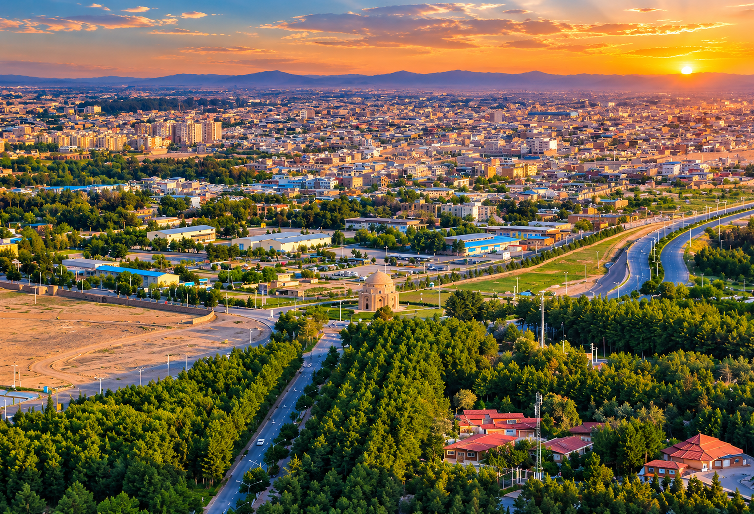 نمای شهر کرمان