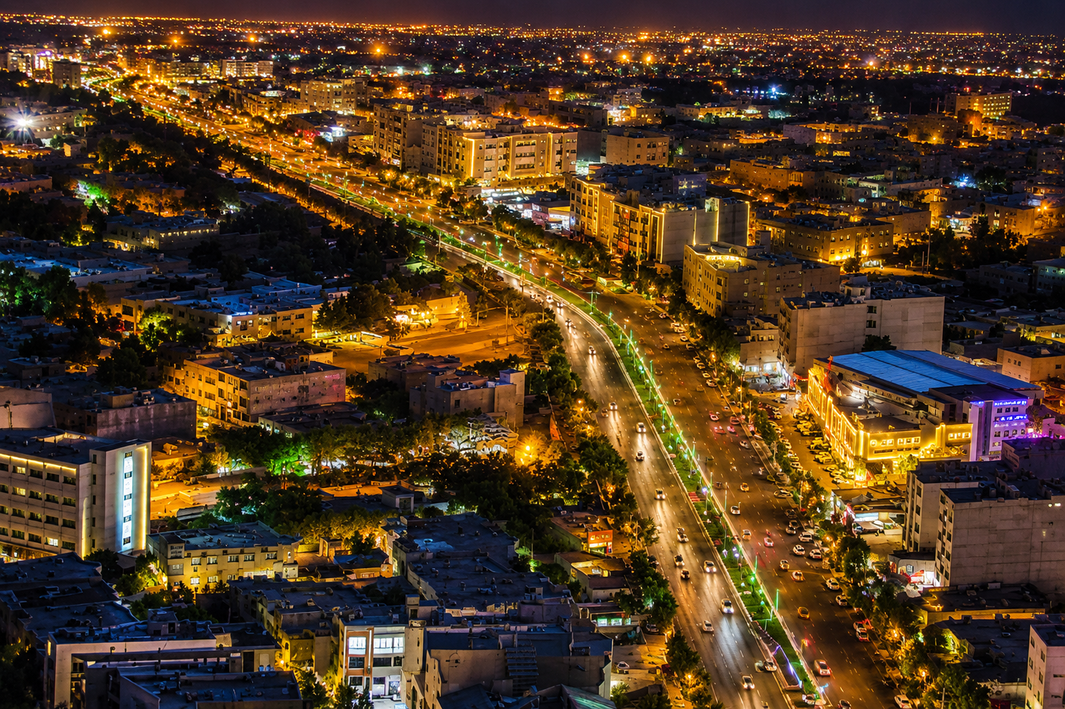 نمای شهر شیراز